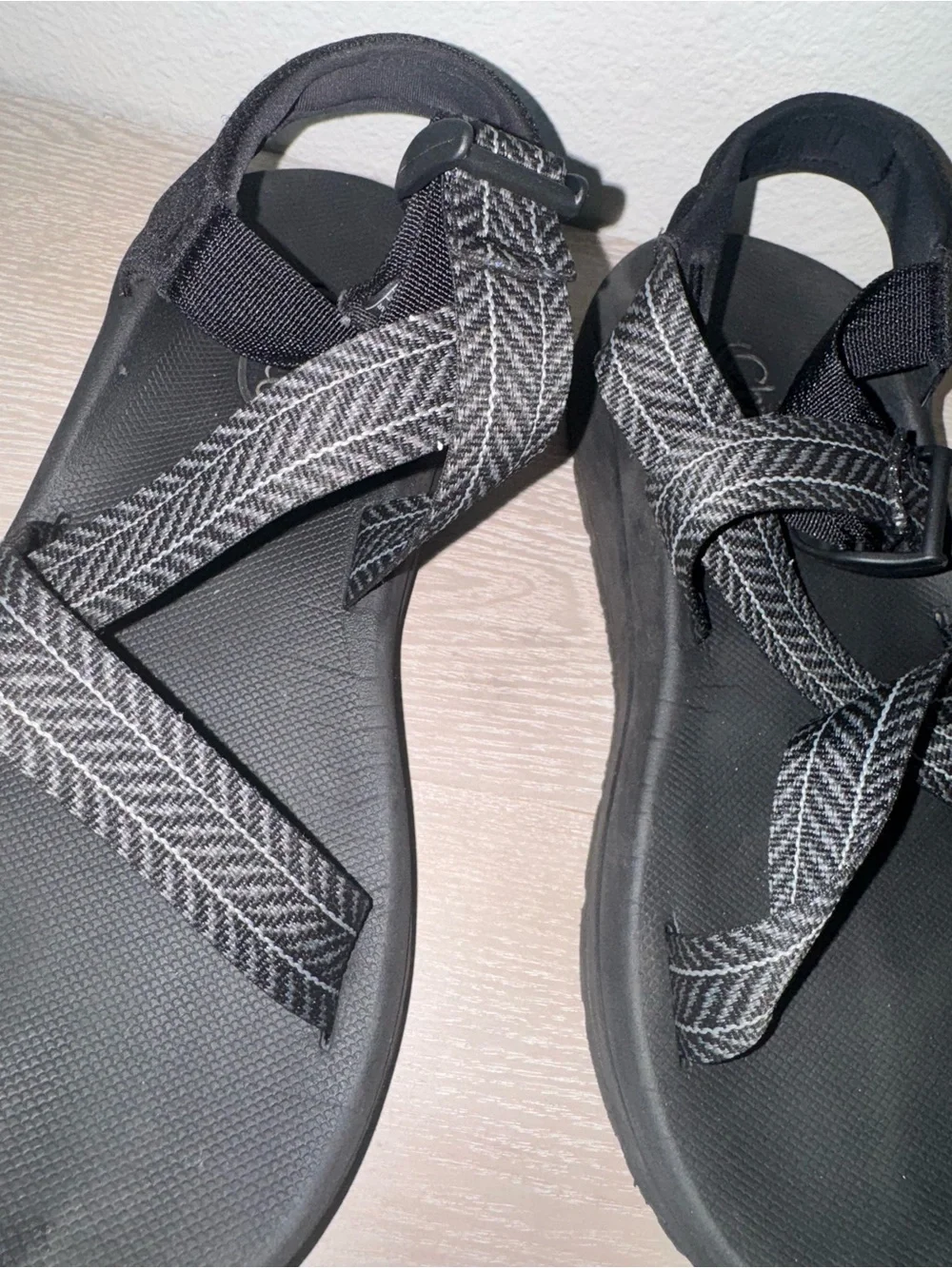 Men's CushZ Extra Cushioned Sandal black size 10
